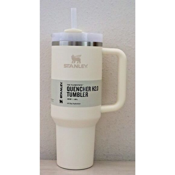 Stanley 40oz Cream The Flowstate Quencher H2.0 Stainless Steel Tumbler - Picture 4 of 11